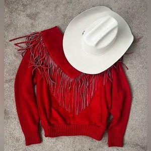 Small Pioneer Wear Fringe Sweatshirt
